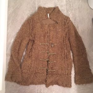 Olive green free people sweater